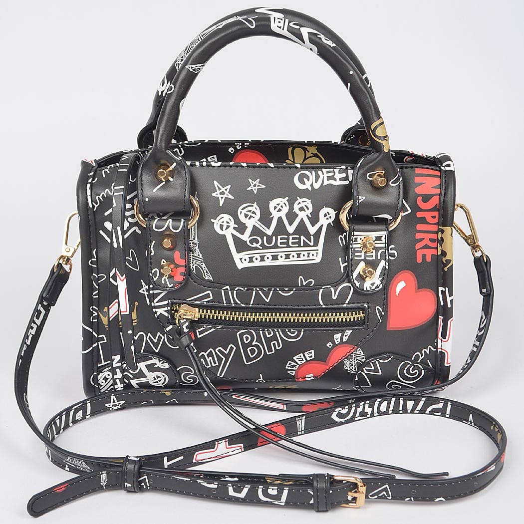Graffiti Handle Bag