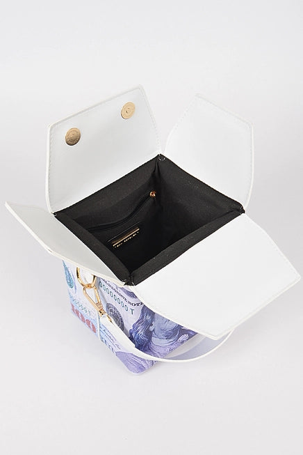 New Hundred Bill Box Clutch