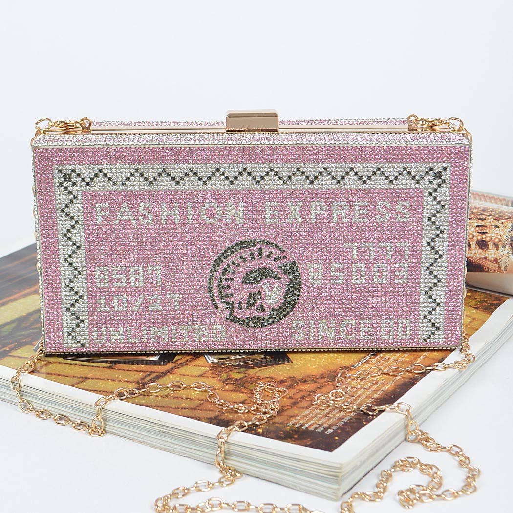 Rhinestone Credit Card Clutch