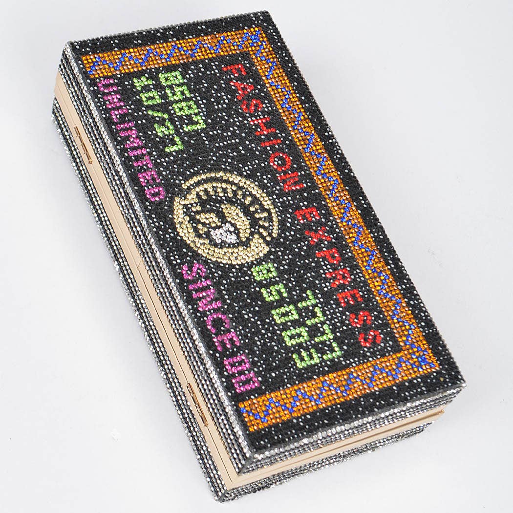 Rhinestone Credit Card Clutch