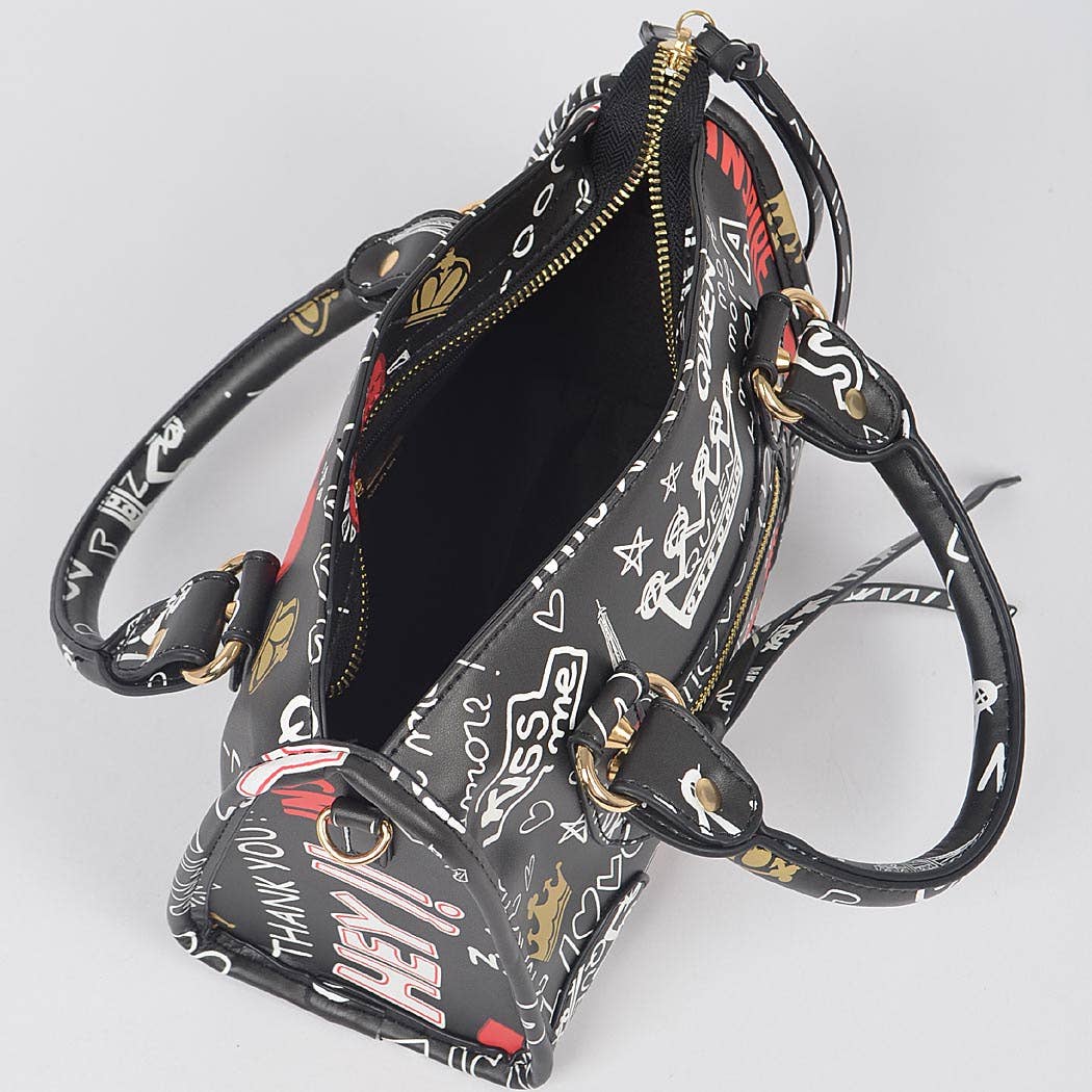 Graffiti Handle Bag