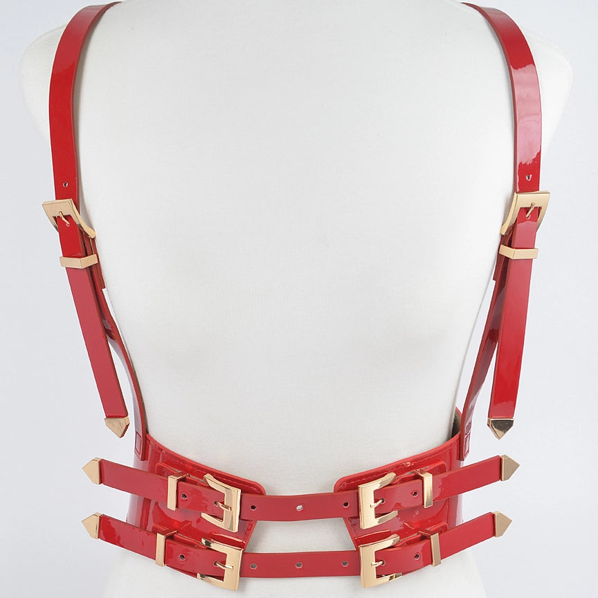 Faux Leather Harness