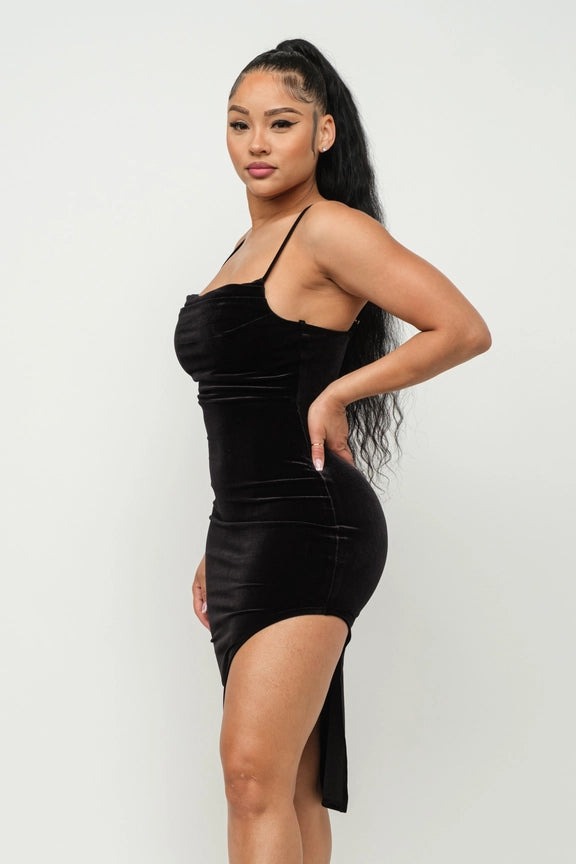 Velvet Midi Dress