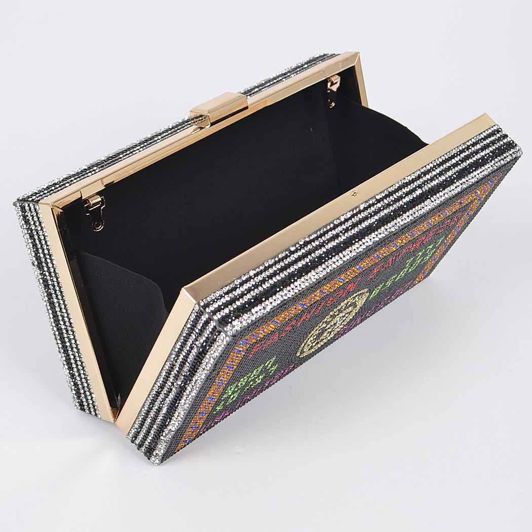 Rhinestone Credit Card Clutch