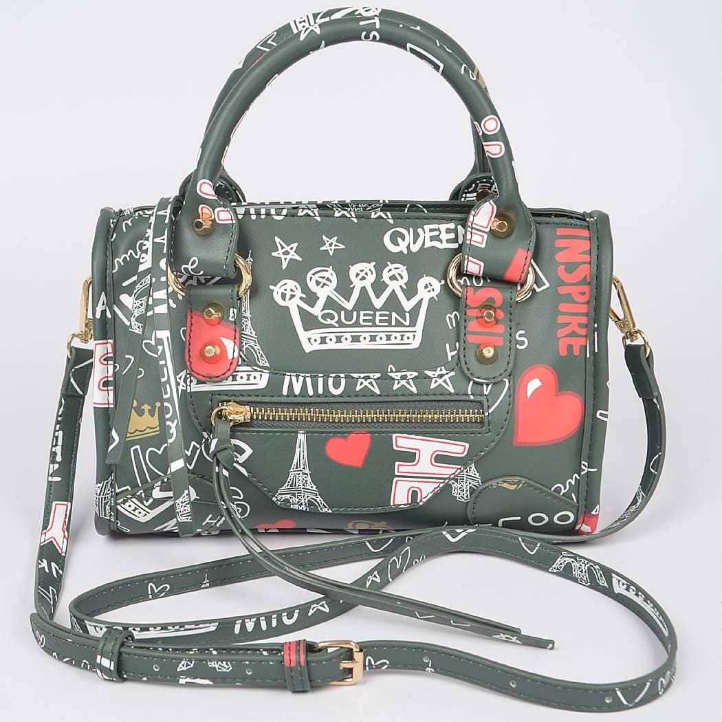 Graffiti Handle Bag