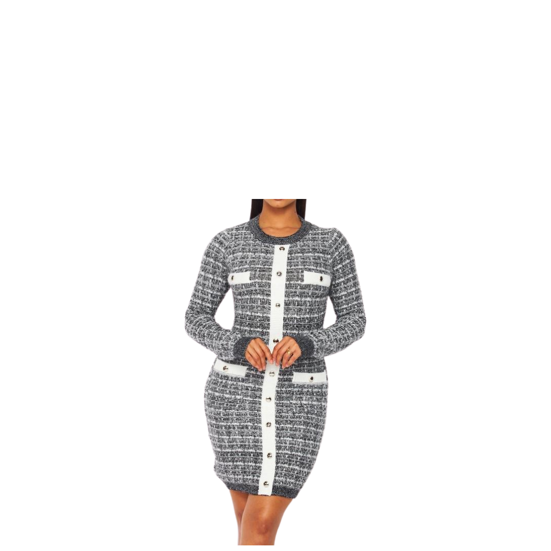 Hillary Long Sleeve Mini Dress