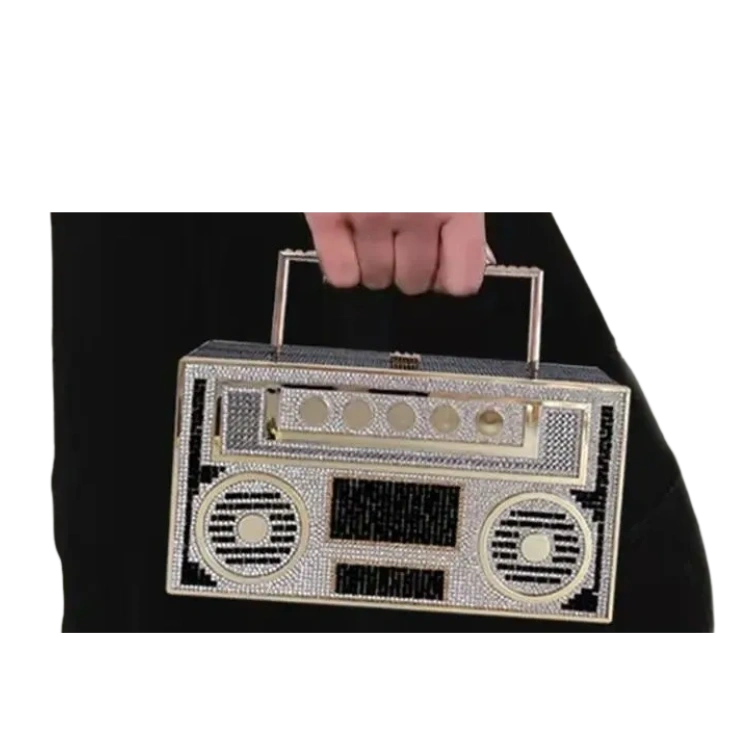 Diamonds Radio Evening Clutch Bag
