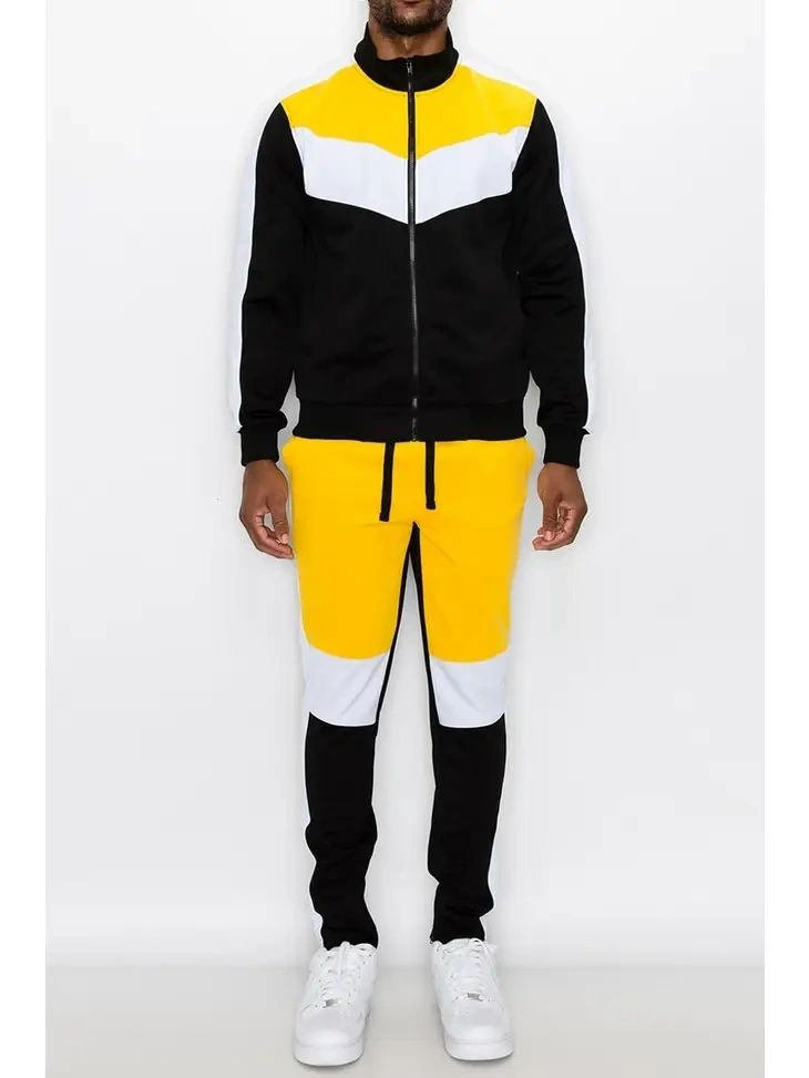 Color Block Track Suit