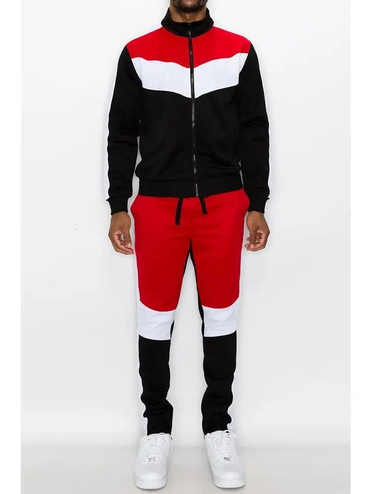 Color Block Track Suit