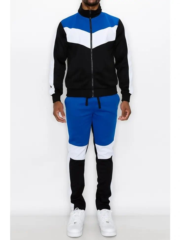 Color Block Track Suit