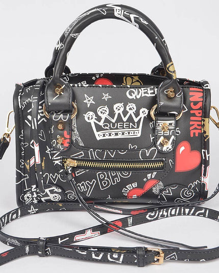 Graffiti Handle Bag