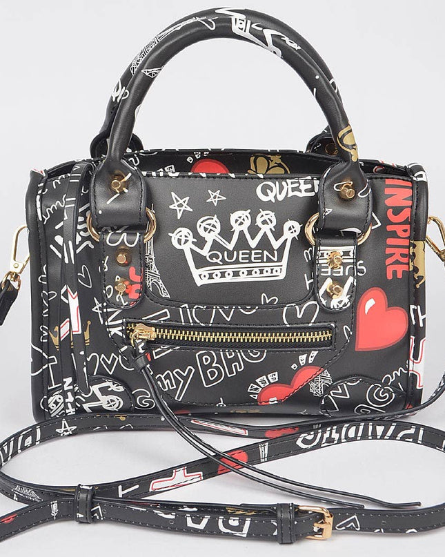 Graffiti Handle Bag
