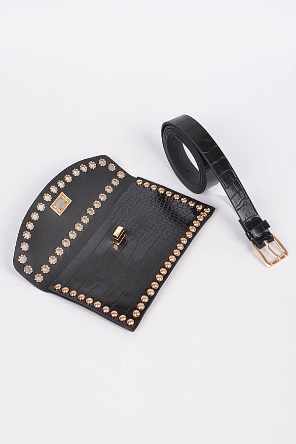 Studded Intricacy Fanny Pack