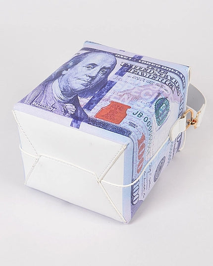 New Hundred Bill Box Clutch