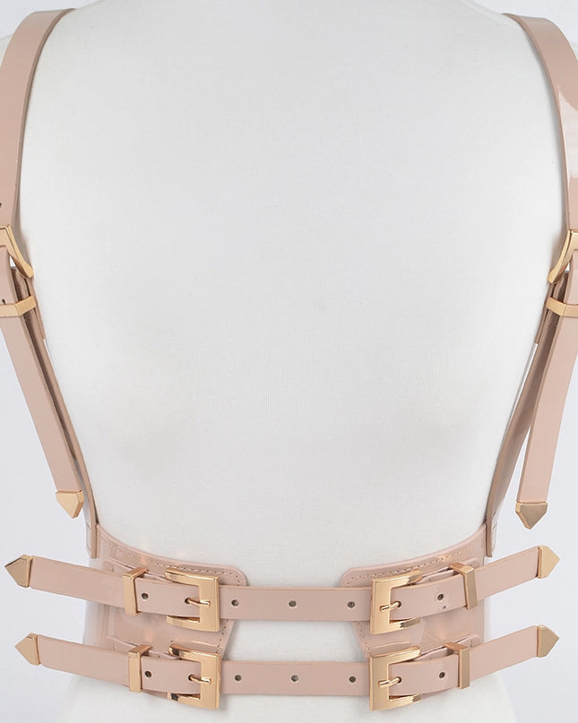 Faux Leather Harness