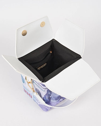 New Hundred Bill Box Clutch