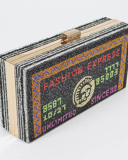 Rhinestone Credit Card Clutch
