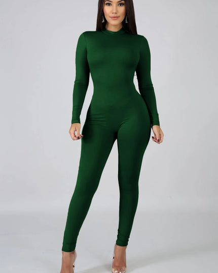 Mock Neck Catsuits