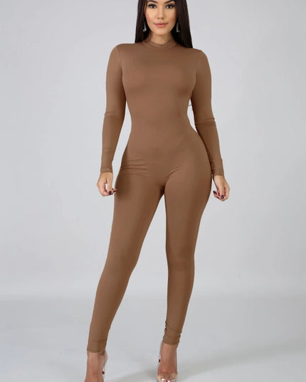 Mock Neck Catsuits