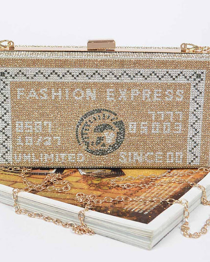 Rhinestone Credit Card Clutch