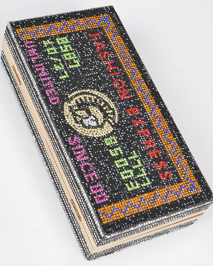 Rhinestone Credit Card Clutch