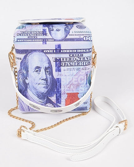 New Hundred Bill Box Clutch
