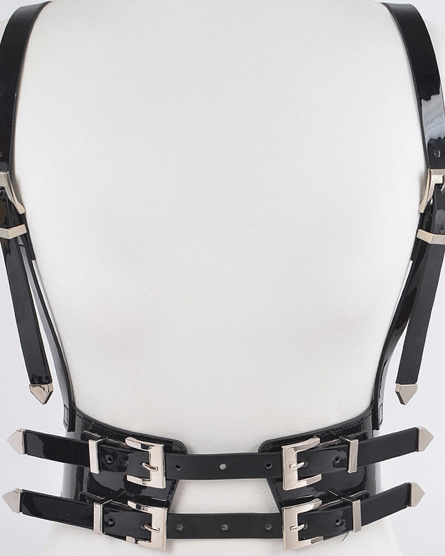 Faux Leather Harness