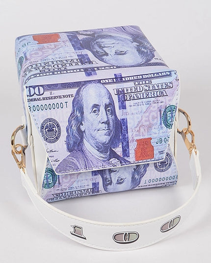 New Hundred Bill Box Clutch
