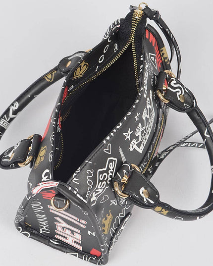 Graffiti Handle Bag