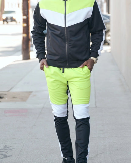 Color Block Track Suit