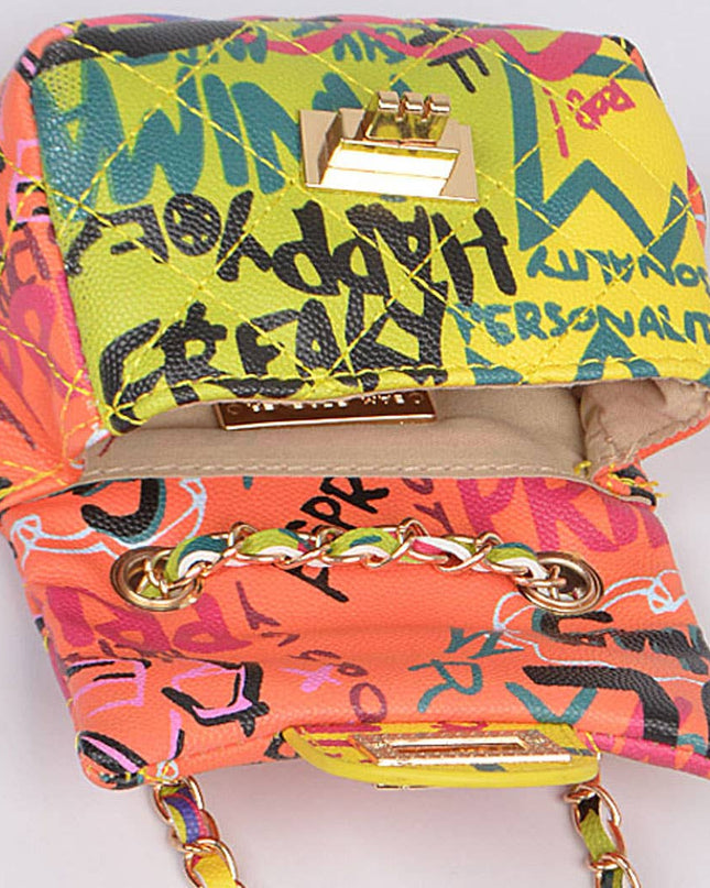 Multi Fonts Gradient Clutch