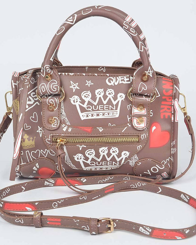 Graffiti Handle Bag