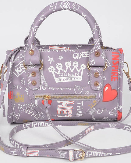 Graffiti Handle Bag