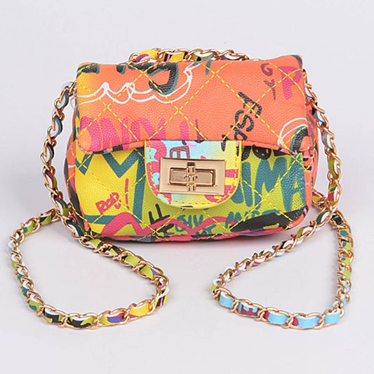 Multi Fonts Gradient Clutch