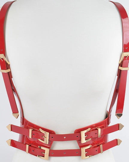 Faux Leather Harness