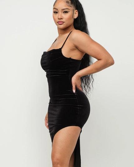 Velvet Midi Dress