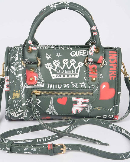 Graffiti Handle Bag