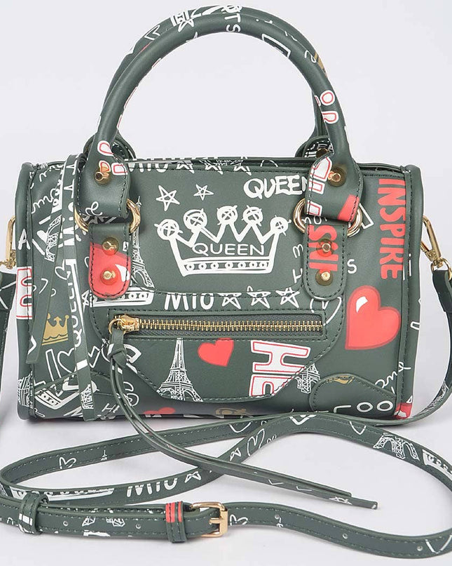 Graffiti Handle Bag