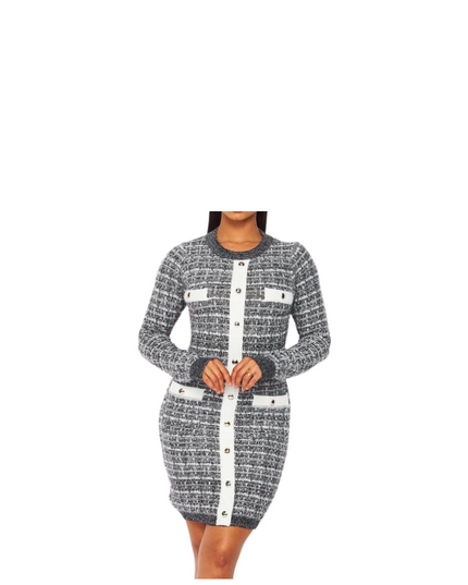 Hillary Long Sleeve Mini Dress