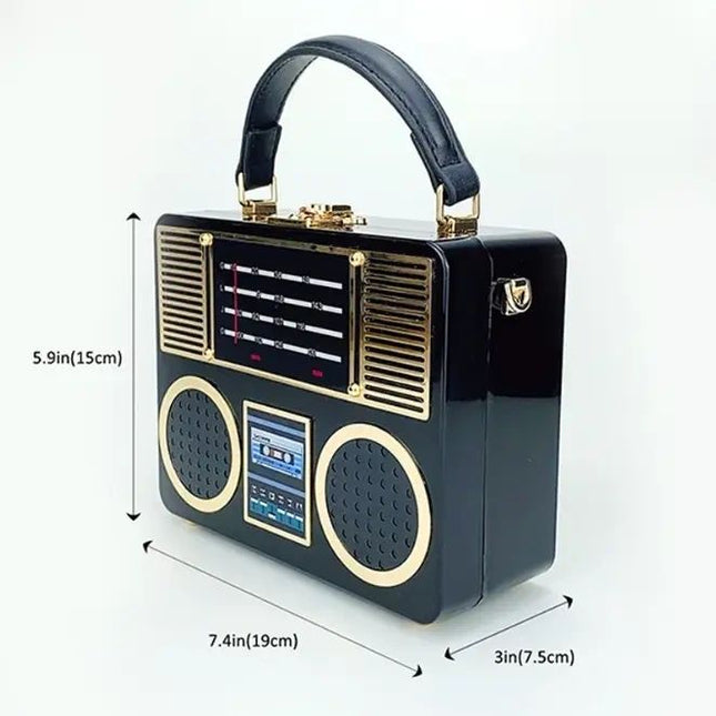 Retro Boombox Novelty Purse