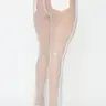 Sheer Fishnet Rhinestone Cover Up Pants