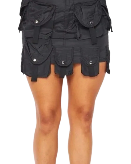 Safari Cargo Pocket Mini Skirt