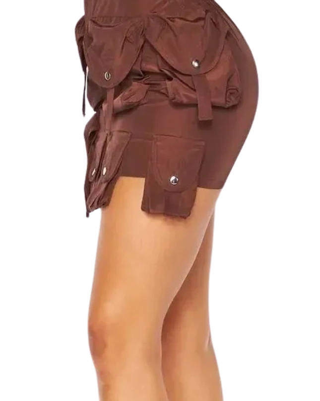 Safari Cargo Pocket Mini Skirt