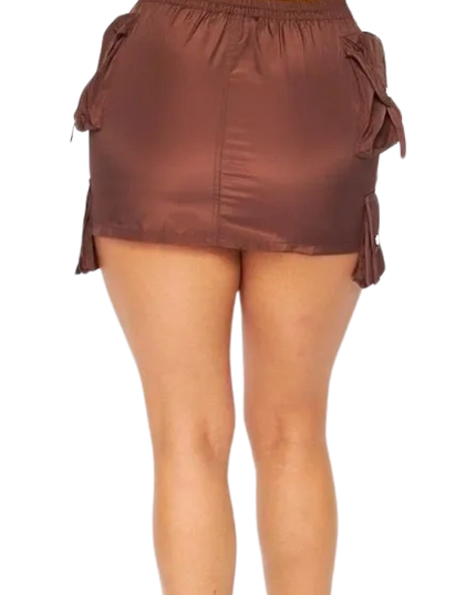 Safari Cargo Pocket Mini Skirt