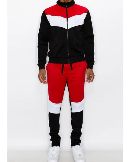 Color Block Track Suit