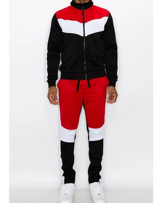 Color Block Track Suit