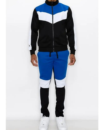 Color Block Track Suit