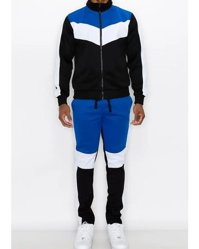 Color Block Track Suit